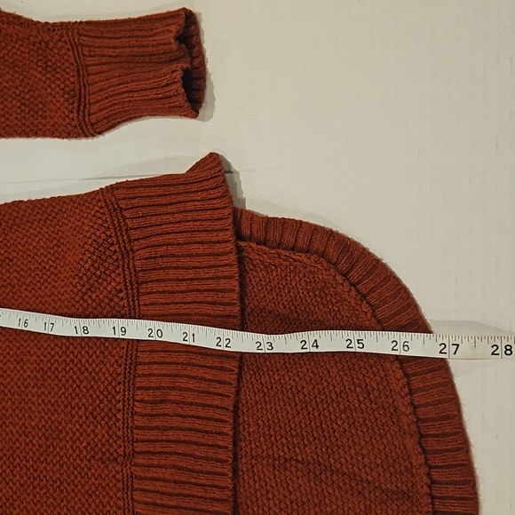 Madewell Chronicle Rust Textured Pullover Sweater size XS - Picture 9 of 11